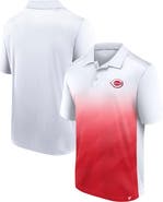 FANATICS Men's Fanatics White Cincinnati Reds Iconic Parameter Sublimated Polo