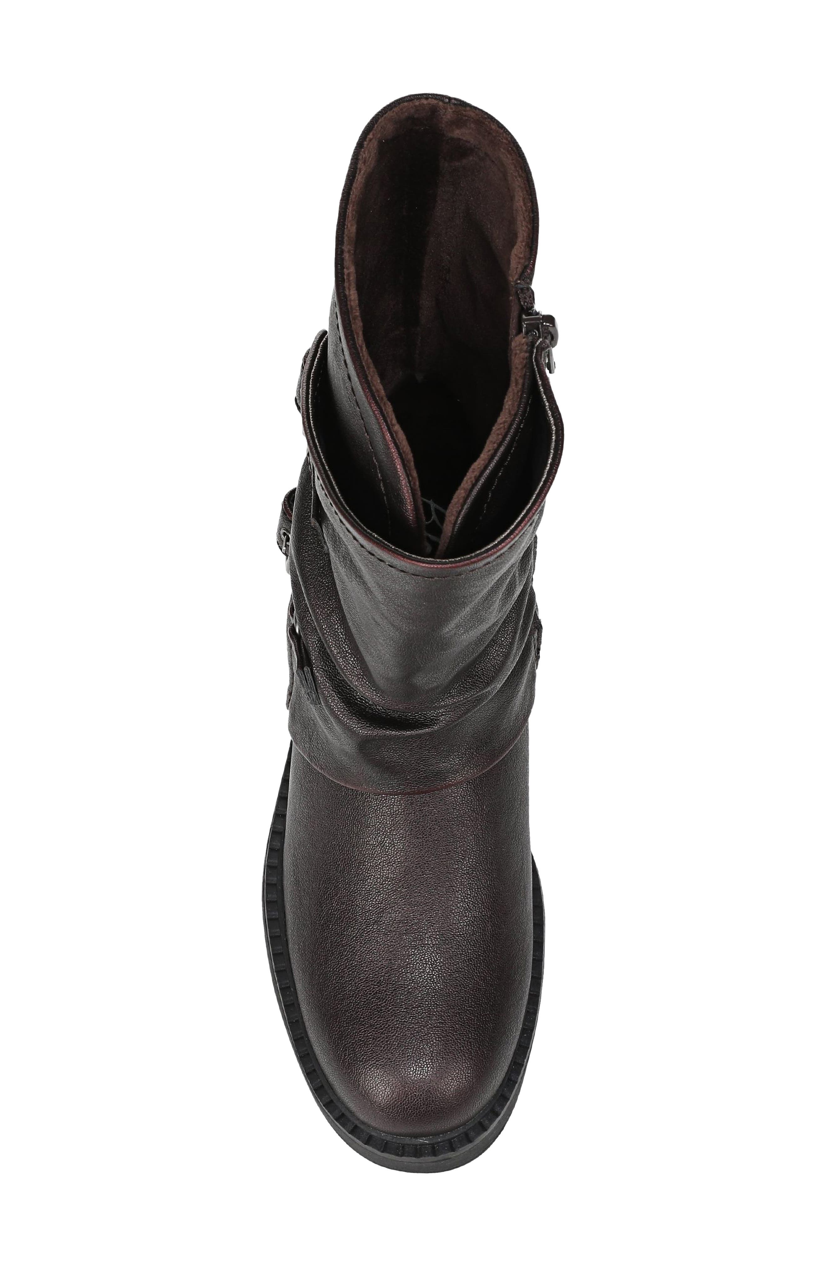 Venice 2 Faux Leather Boot, Alternate, color, WINE FAUX LEATHER