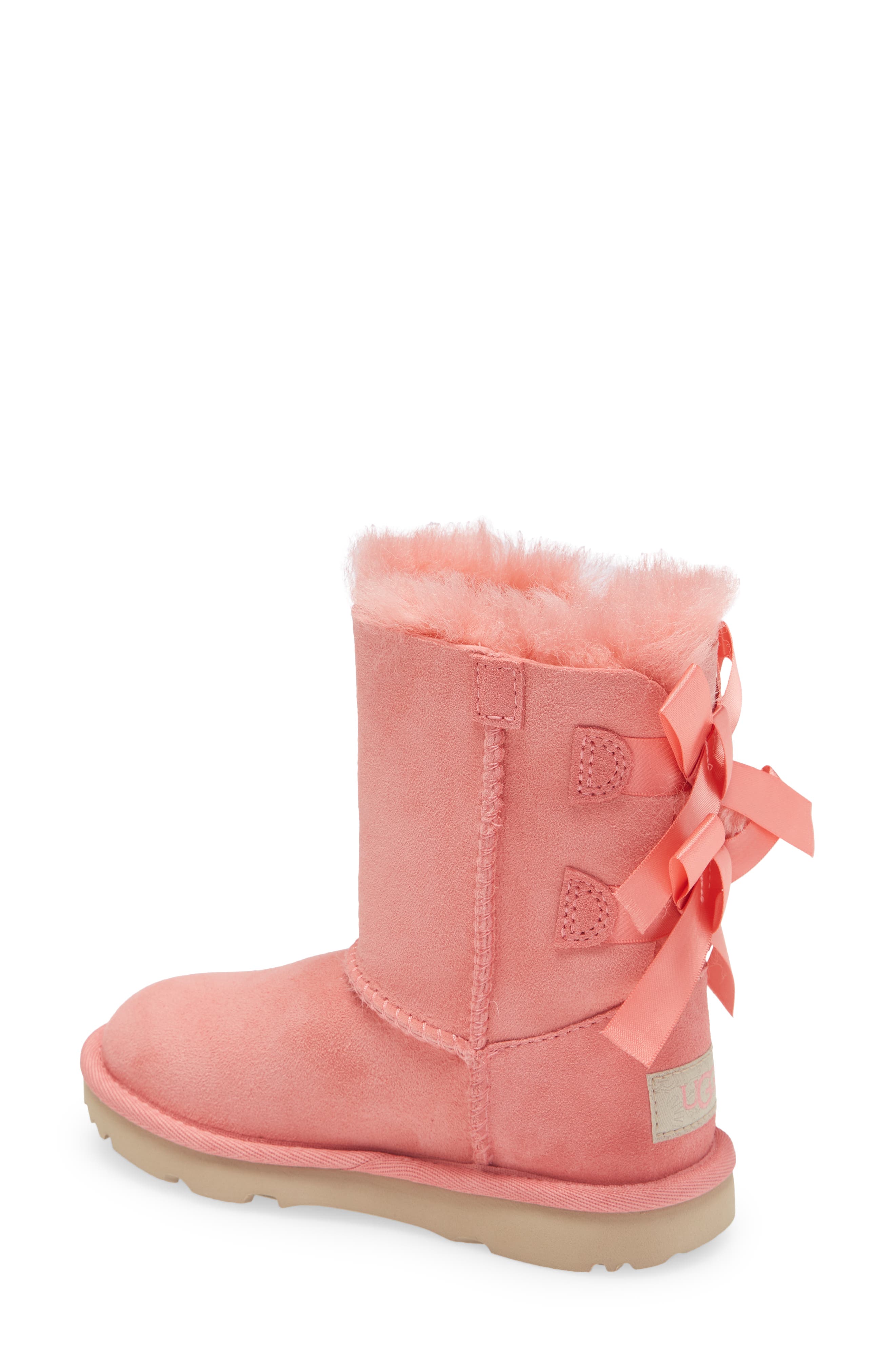 UGG<sup>®</sup> Bailey Bow II Genuine Shearing Boot, Alternate, color, Pink Blossom