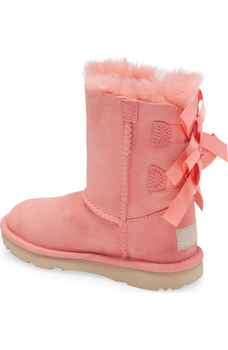 UGG<sup>®</sup> Bailey Bow II Genuine Shearing Boot, Alternate, color, Pink Blossom