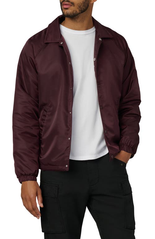 Joe's Satine Coach Jacket In Burgundy