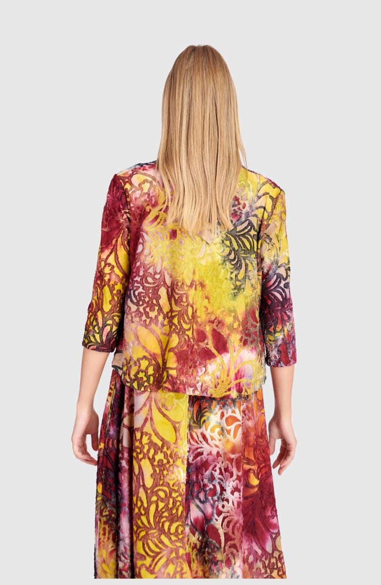 Alembika Kaleidoscope Cropped Cardigan, Alternate, color, Mix