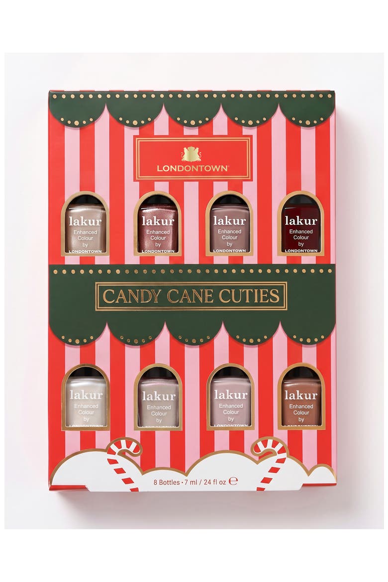 Candy Cane Cuties Nail Polish Set, Main, color, MIXED