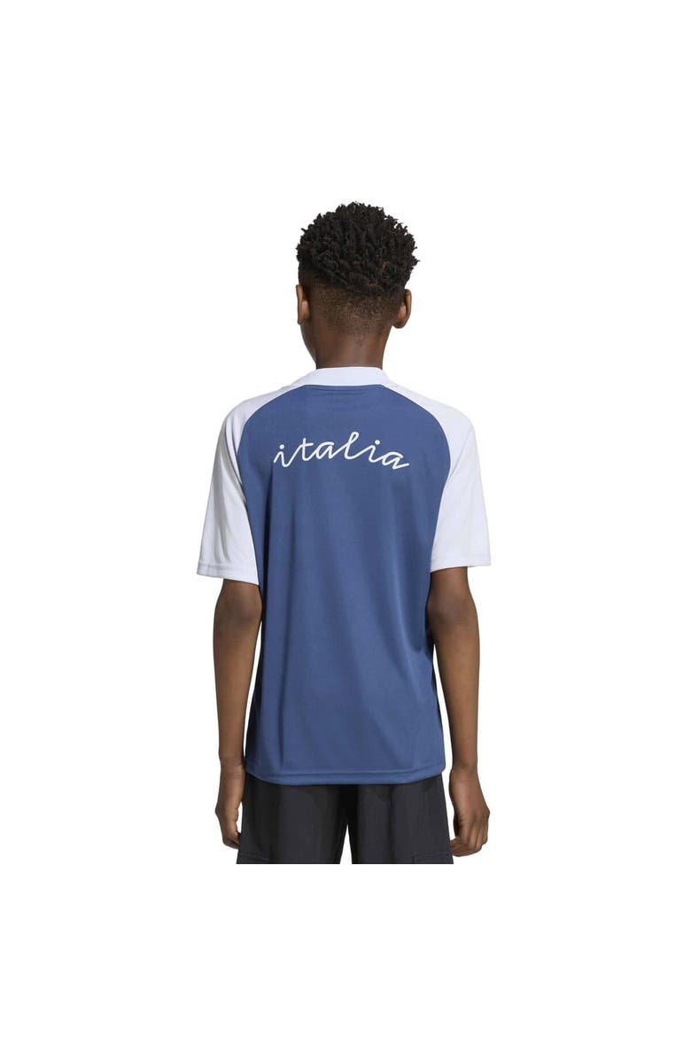 Youth adidas Blue Italy National Team 2026 Pre-Match Top, Alternate, color, Blue