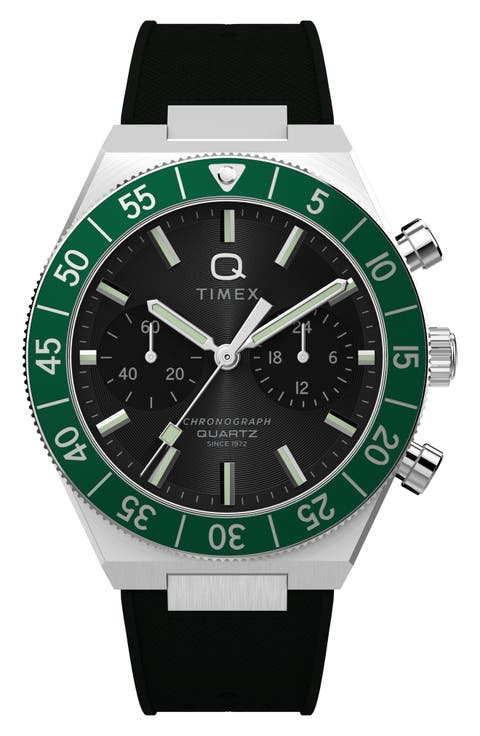 Continental Silicone Strap Watch, 40mm