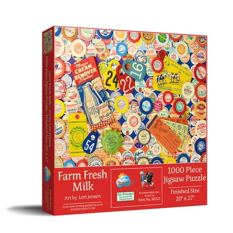 Fresh Milk 1000 piece Jigsaw Puzzle for Adults