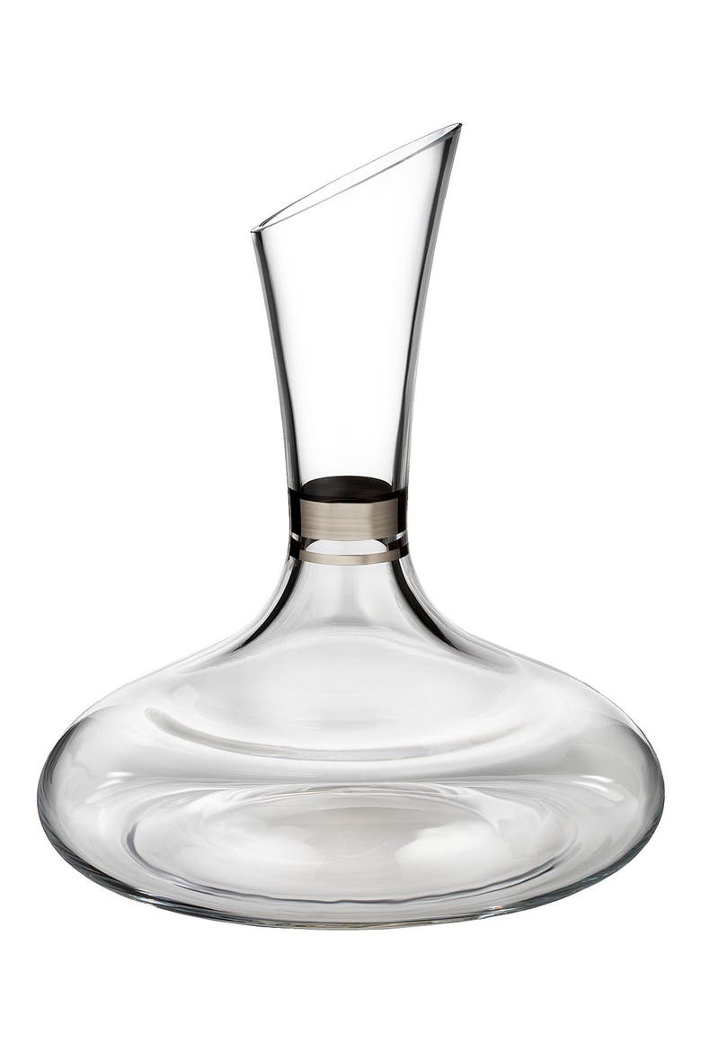 Elegance Fine Crystal Carafe, Main, color, CLEAR