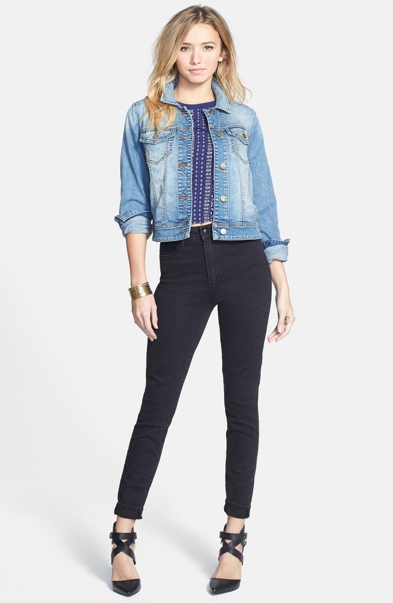 BP. Denim Jacket, Alternate, color, 