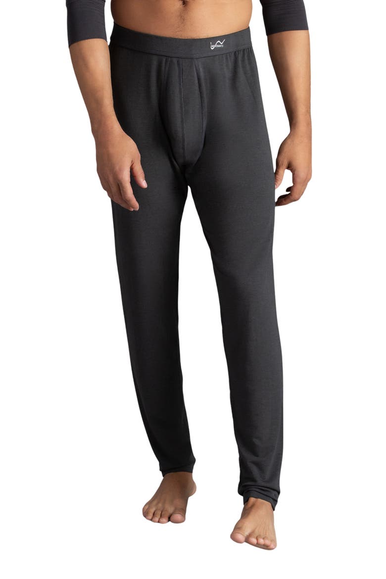 Men's Heat Baselayer Thermal Long John Underwear, Main, color, Charcoal