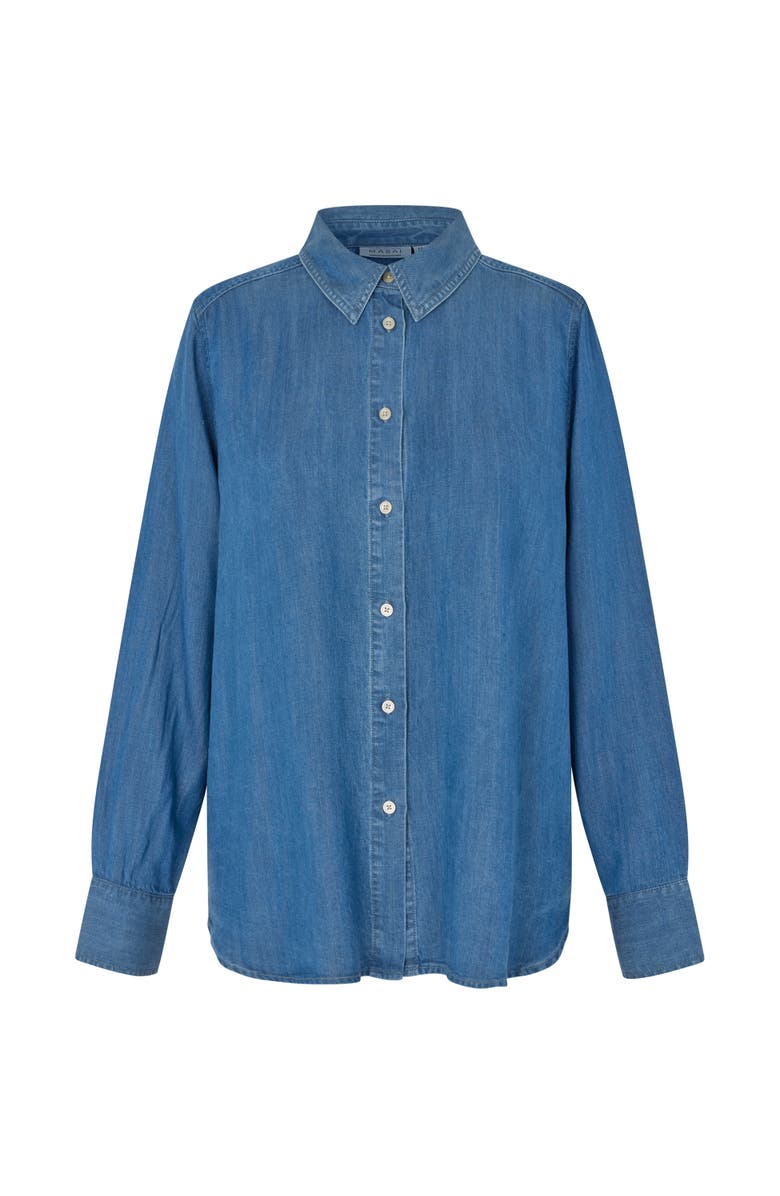 Masai Copenhagen MaIshana Denim Shirt, Alternate, color, Washed Denim