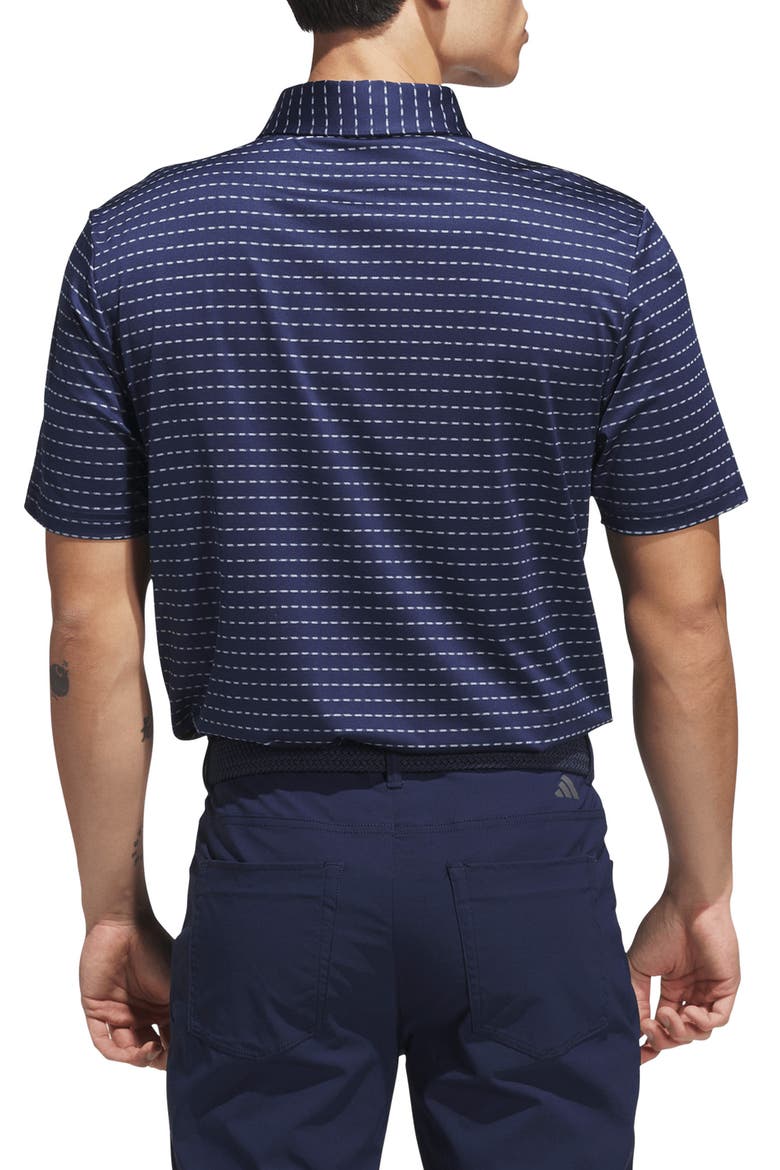 Ultimate Dash Stripe Performance Polo, Alternate, color, COLLEGIATE NAVY/ WHITE