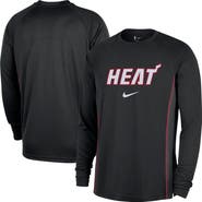Nike Men's Nike Black Miami Heat 2025/26 Authentic Pre-Game Legend Dri-FIT Long Sleeve Shooting Shirt
