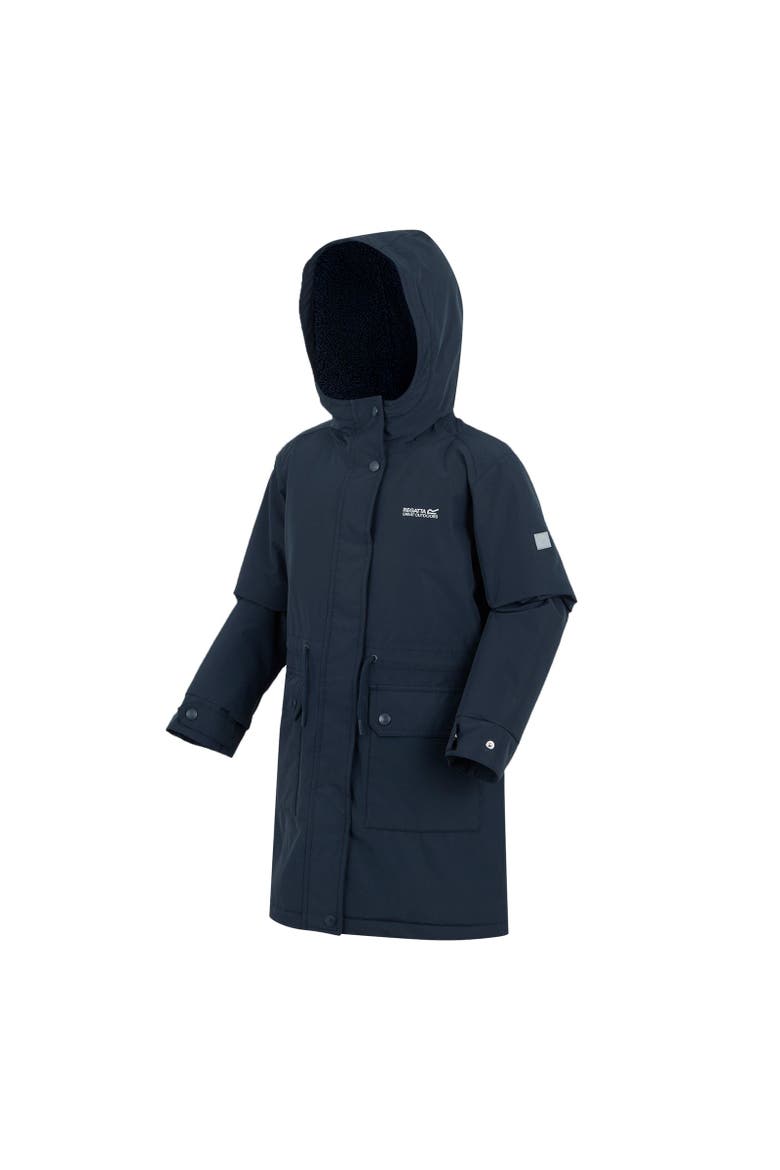 Childrens/Kids Valenta Waterproof Jacket, Alternate, color, Navy