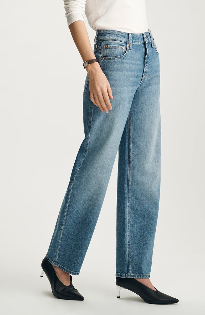 Mavi Jeans Nica High Waist Barrel Leg Jeans, Alternate, color, 