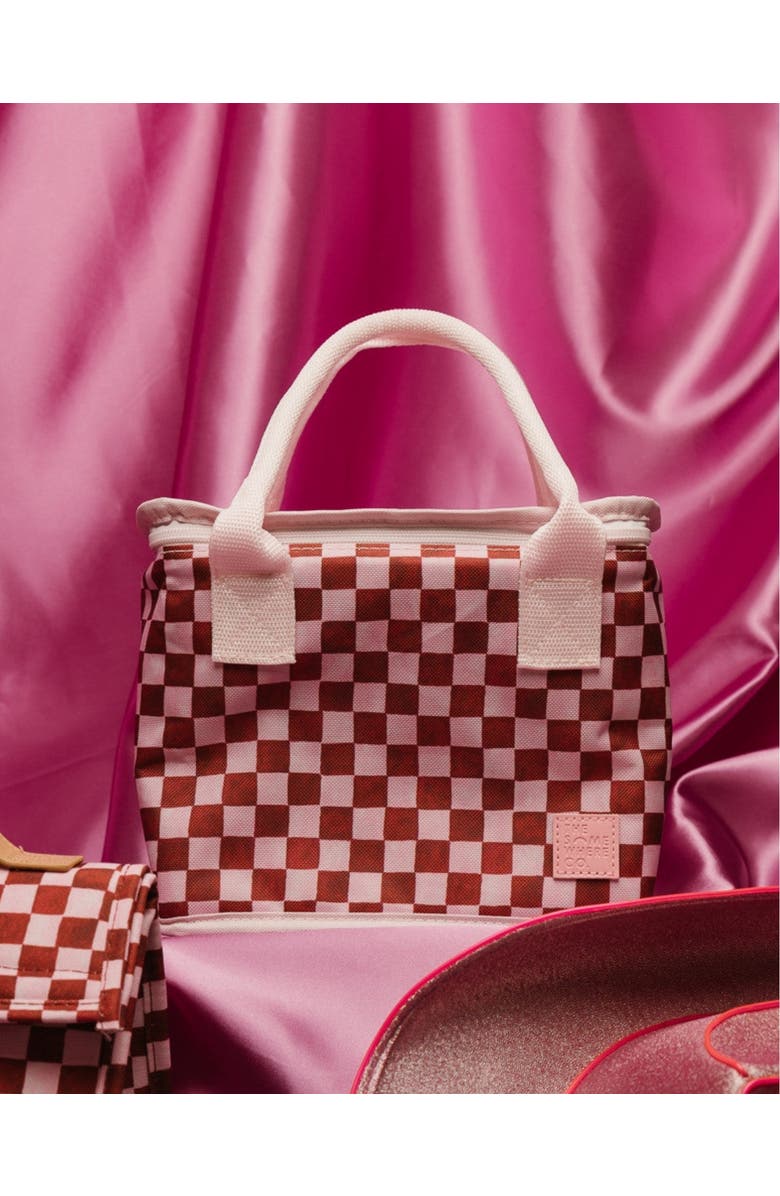 The Somewhere Co Crimson Haze Lunch Bag, Alternate, color, Crimson Haze