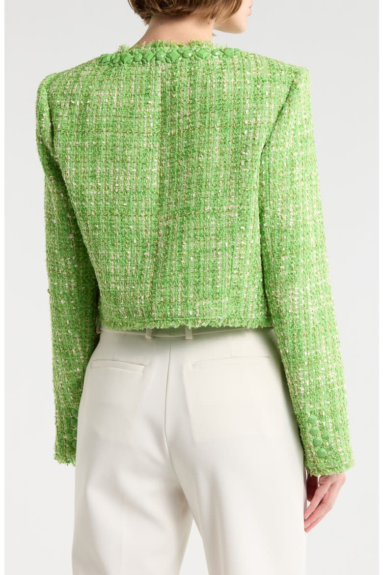 Lucie Bouclé Audette Jacket, Alternate, color, THISTLE GREEN MULTI
