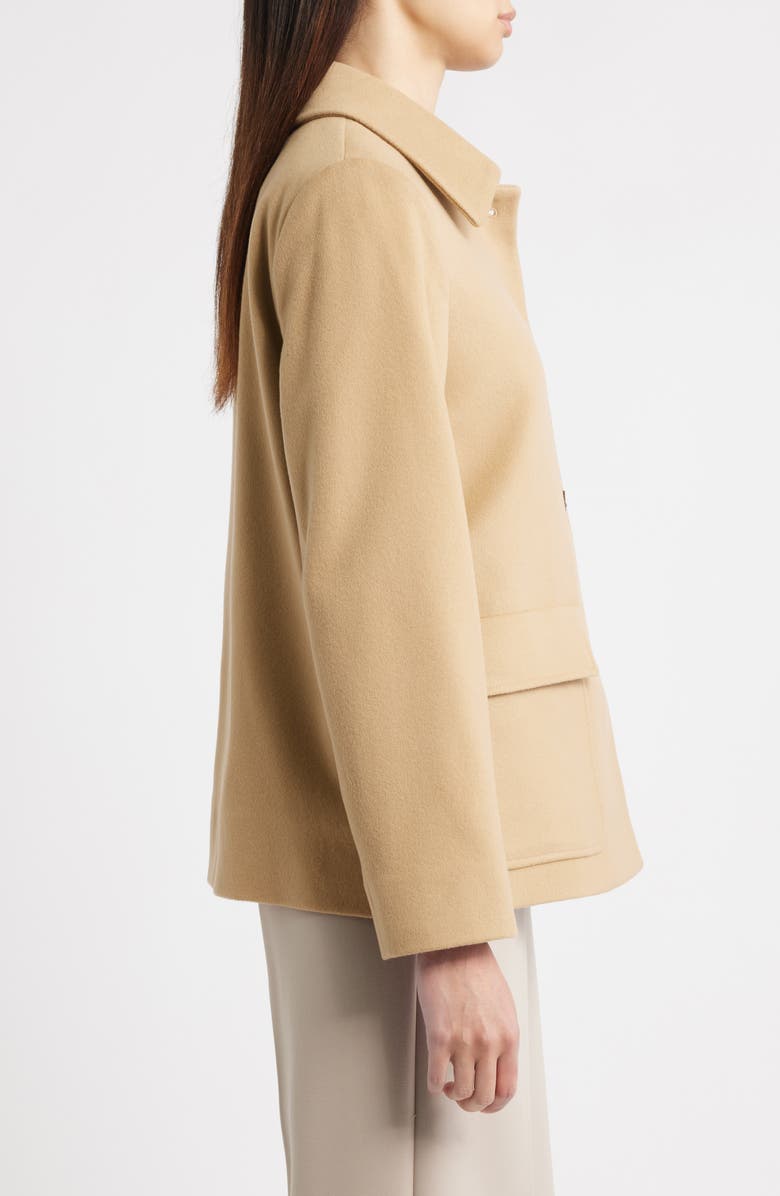 Fleurette Dylan Wool Barn Jacket, Alternate, color, Camel