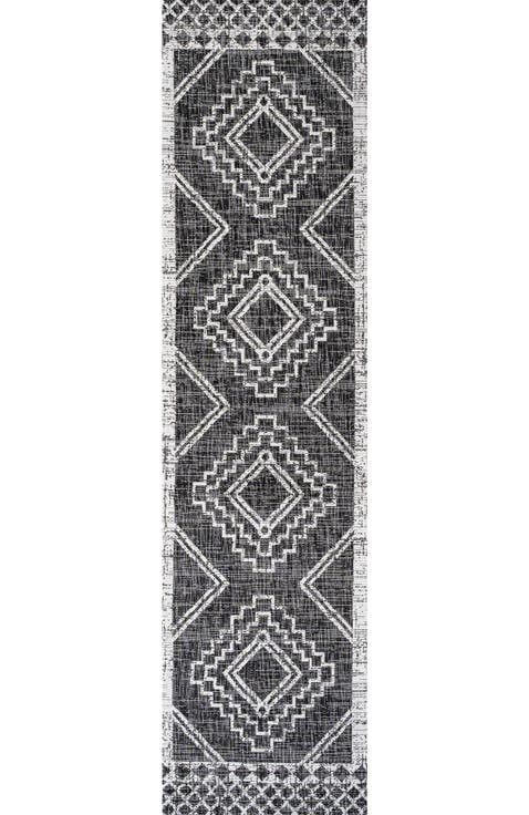 Marokko Diamond  Medallion Indoor/Outdoor Area Rug
