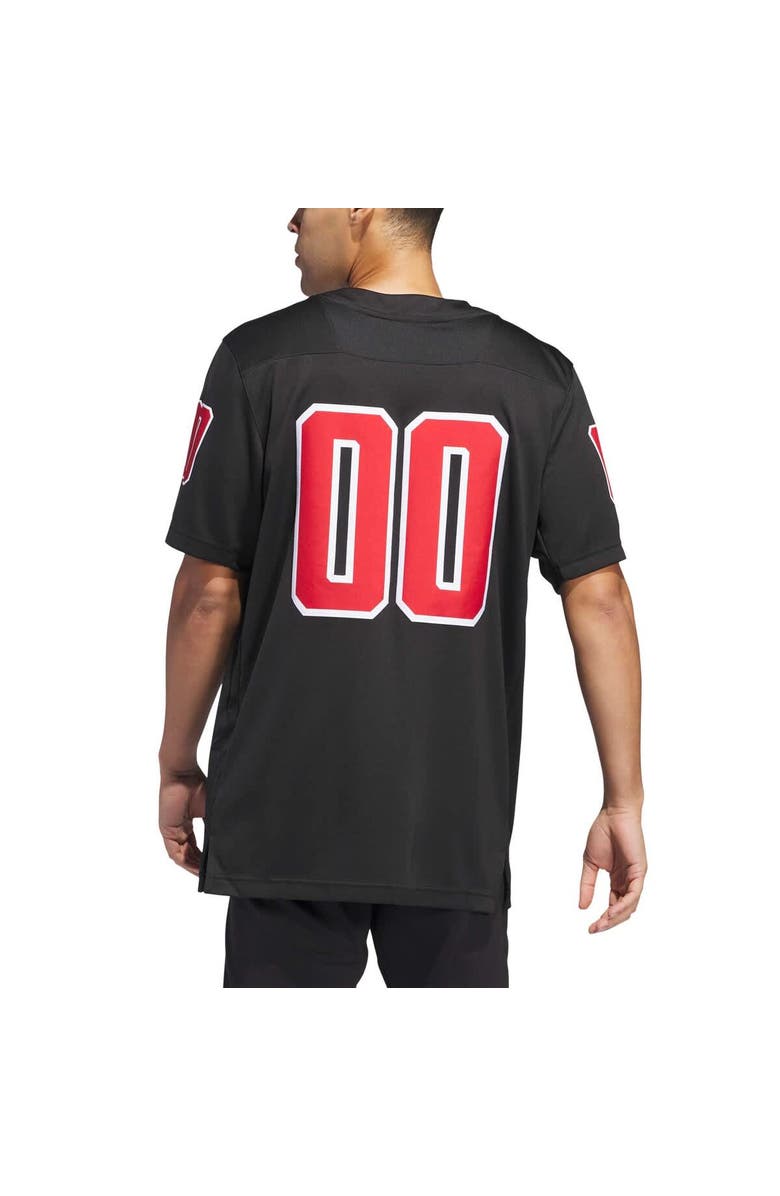 adidas Men's adidas #00 Black NC State Wolfpack Premier Strategy Jersey, Alternate, color, Black