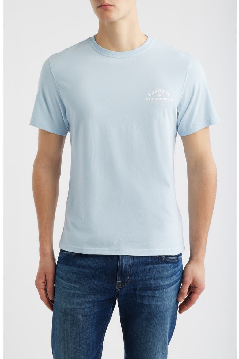 Cranmer Logo Graphic T-Shirt, Main, color, OCEAN SKY