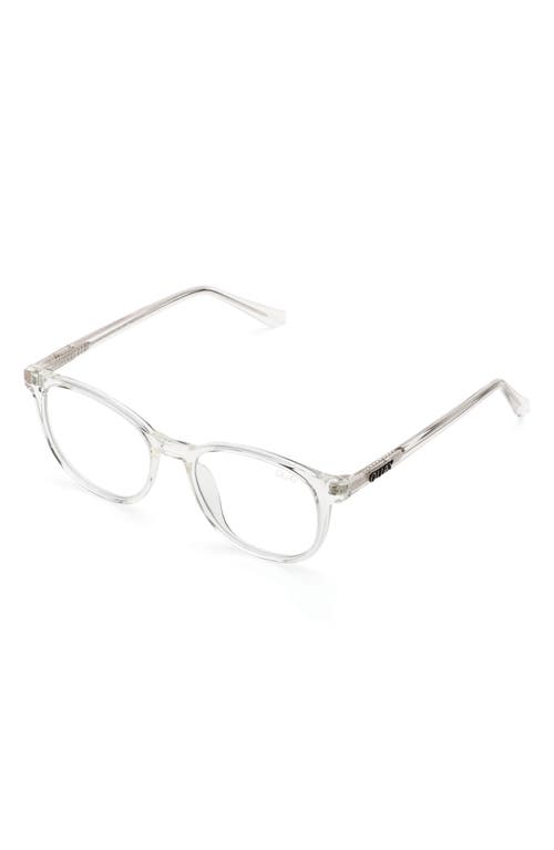 Quay Blueprint 48mm Round Reading Glasses In Metallic