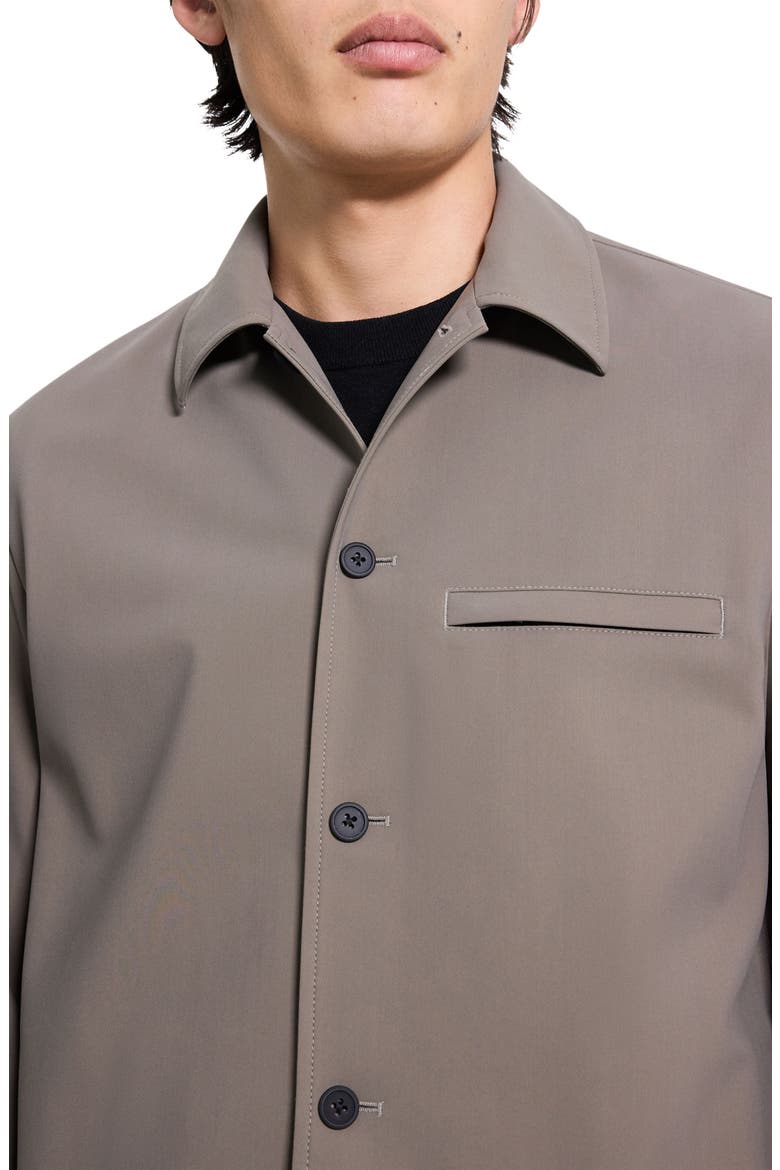 Overshirt in Precision Ponte Jacket, Alternate, color, MOREL