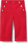 Janie and Jack Wide Leg Button Pant