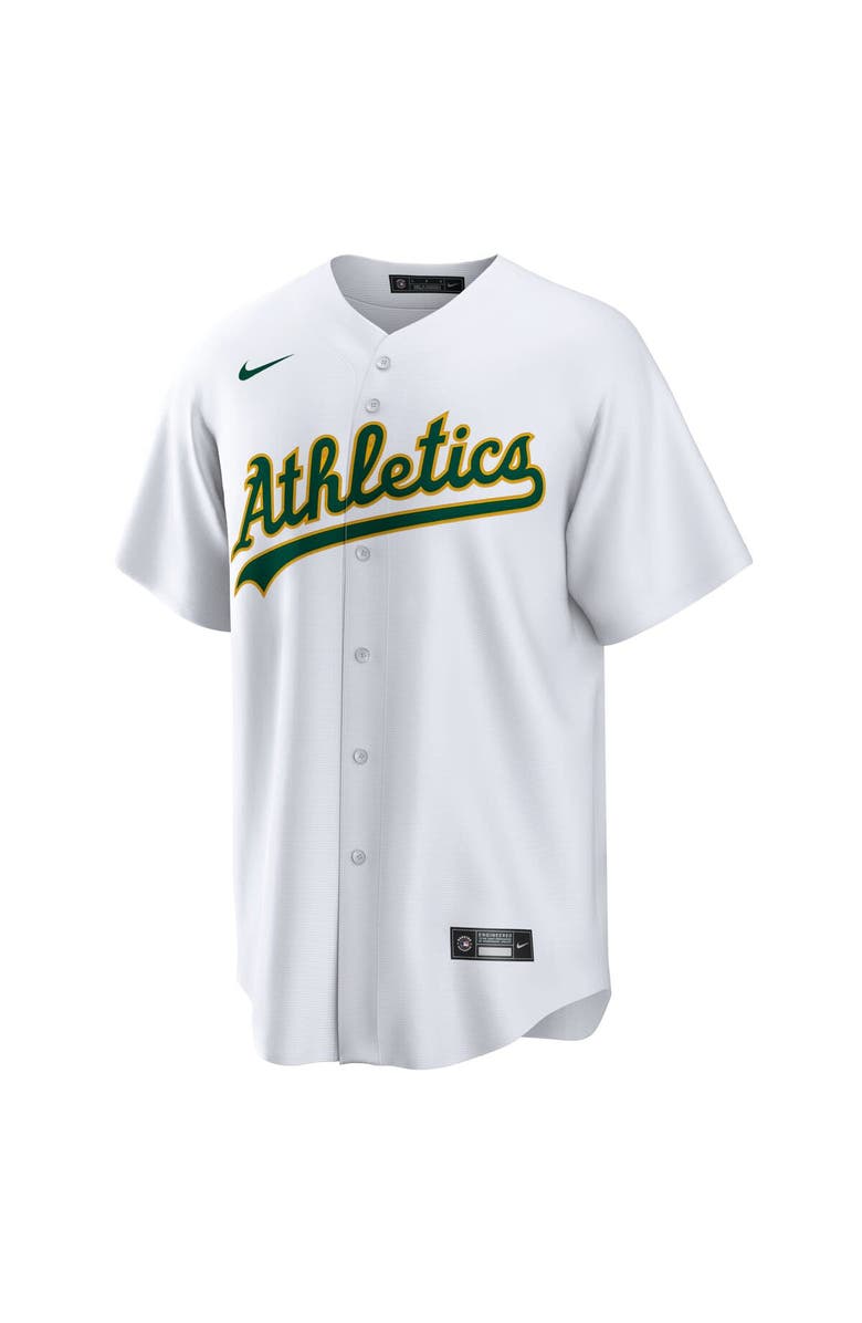 Nike Men's Nike JD Davis White Athletics Home Replica Jersey, Alternate, color, 