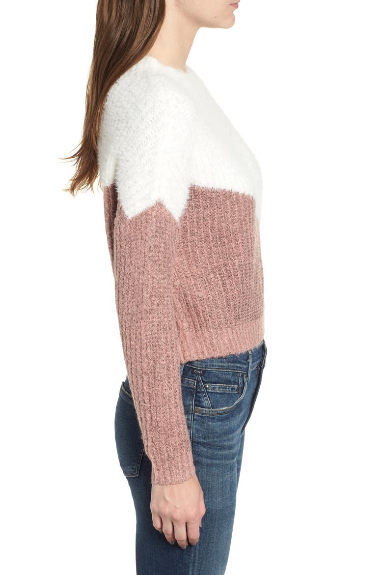 Diagonal Colorblock Sweater, Alternate, color, ASSORTED