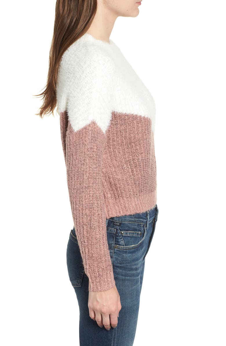 Bishop + Young Diagonal Colorblock Sweater, Alternate, color, 