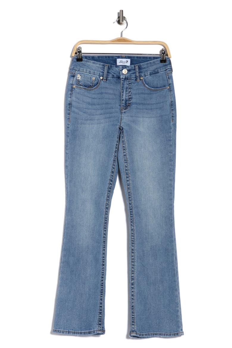 Tummyless Bootcut Jeans, Alternate, color, DESERT DUST