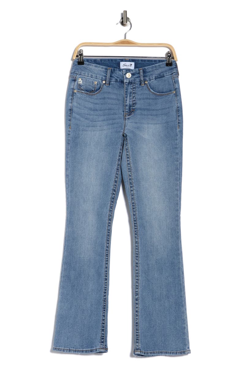 Seven7 Tummyless Bootcut Jeans, Alternate, color, Desert Dust
