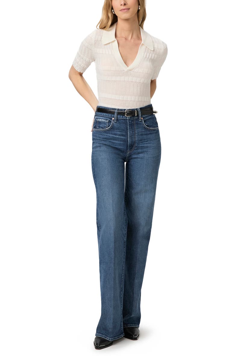 PAIGE Sasha Seamed High Waist Wide Leg Jeans, Alternate, color,
