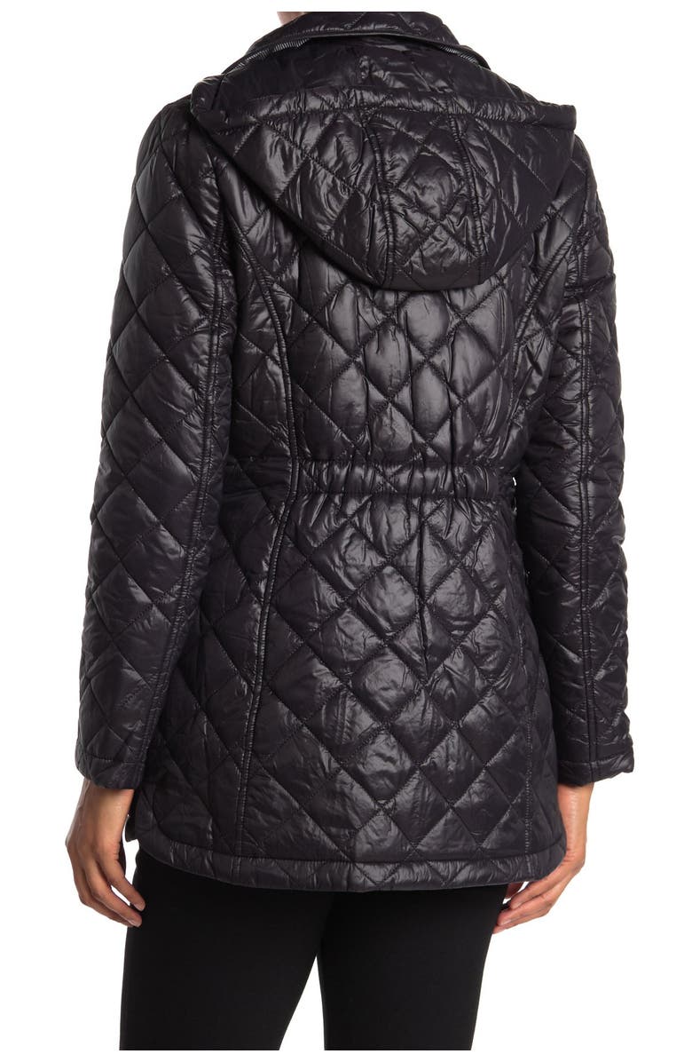 Sam Edelman Hooded Short Quilted Coat, Alternate, color,