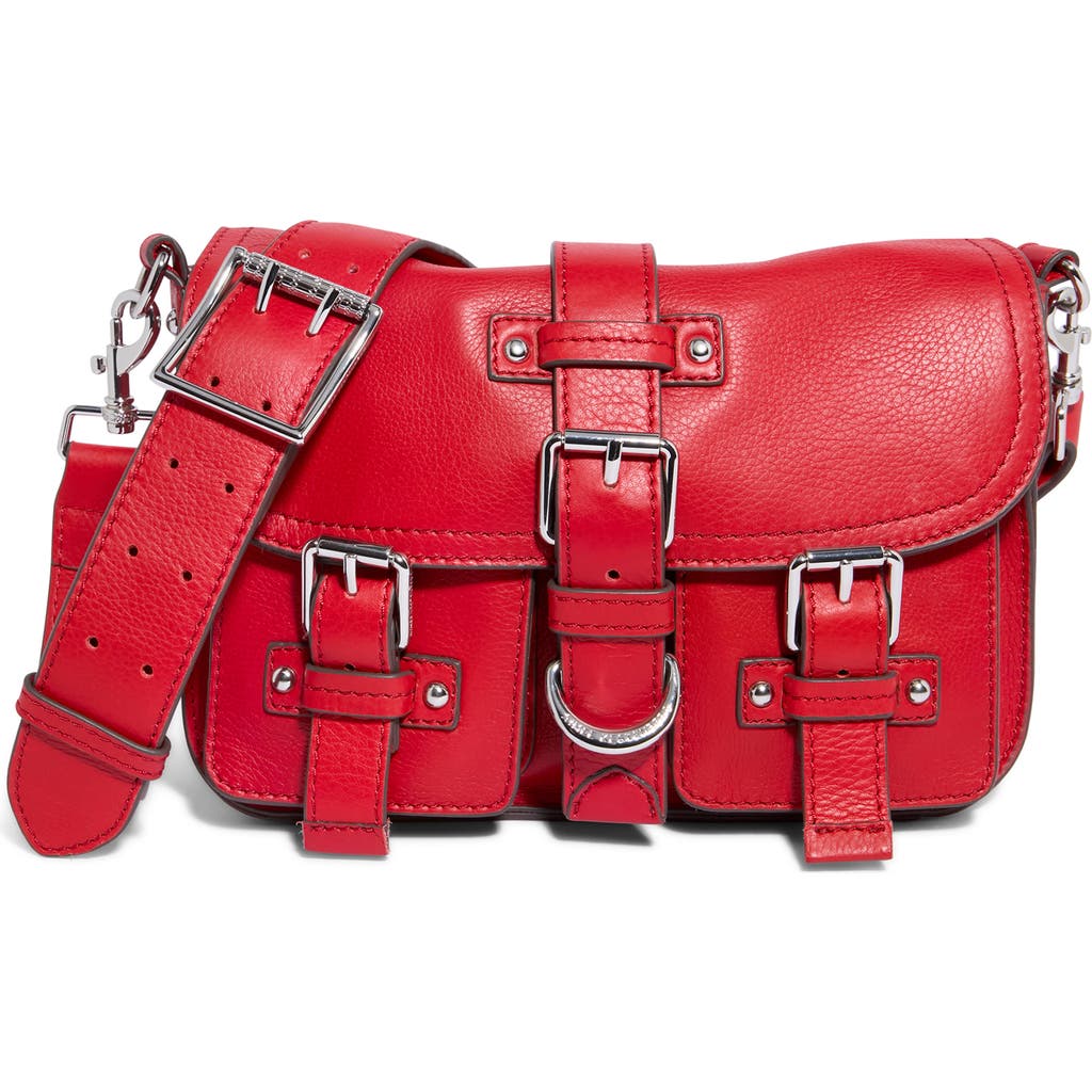 Aimee Kestenberg Saddle Up Leather Crossbody Bag In Radiant Red