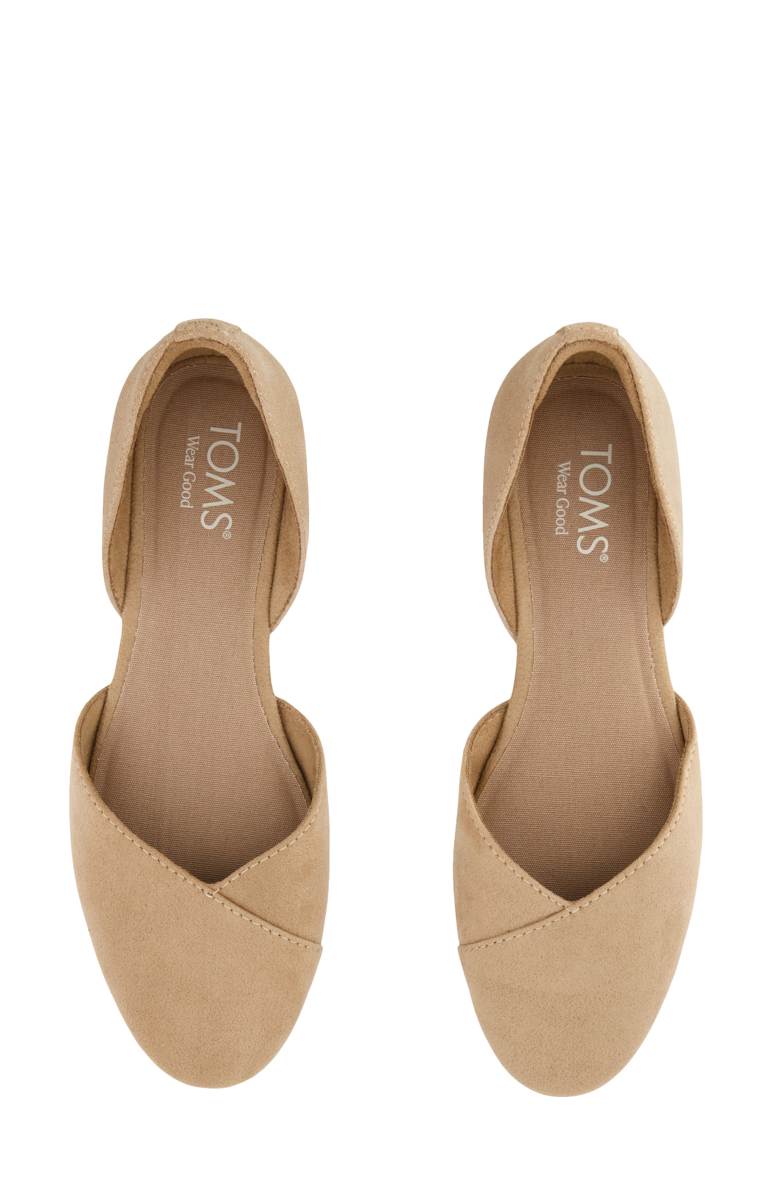 Gemma d’Orsay Flat, Alternate, color, MEDIUM BEIGE