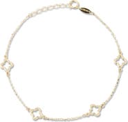 Ember Fine Jewelry 14k Gold Clover Bracelet