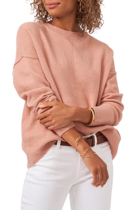 Exposed Seam Crewneck Sweater