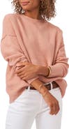 Vince Camuto Exposed Seam Crewneck Sweater