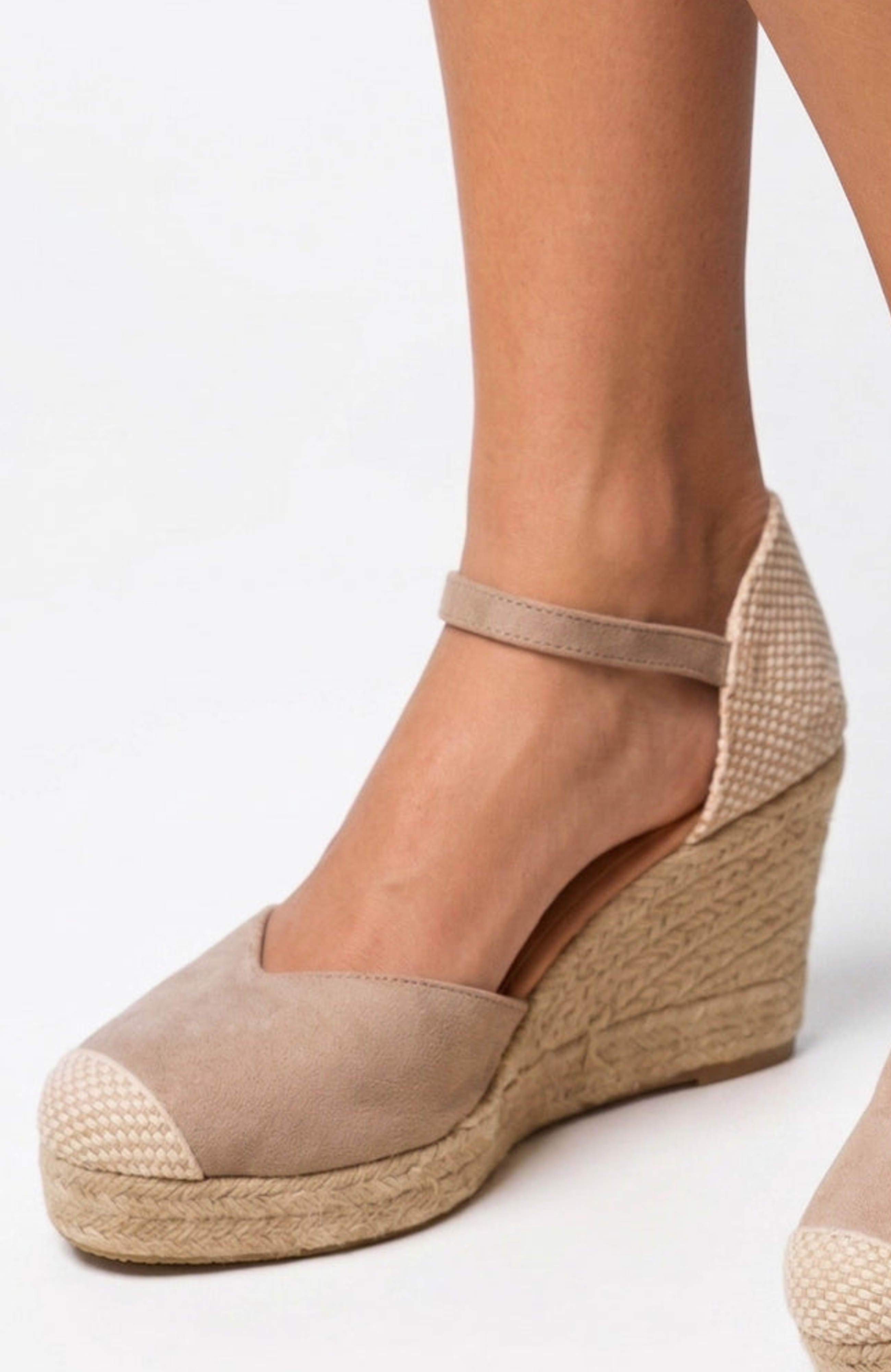 Jimena High Strap Espadrille Sandal, Alternate, color, Taupe