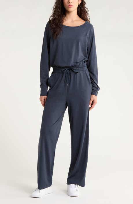 Zella Restore Soft Cozy Long Sleeve Jumpsuit
