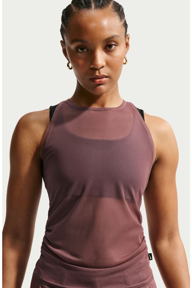 Sheer Racerback Tank, Alternate, color, TATTOO/ SAIL