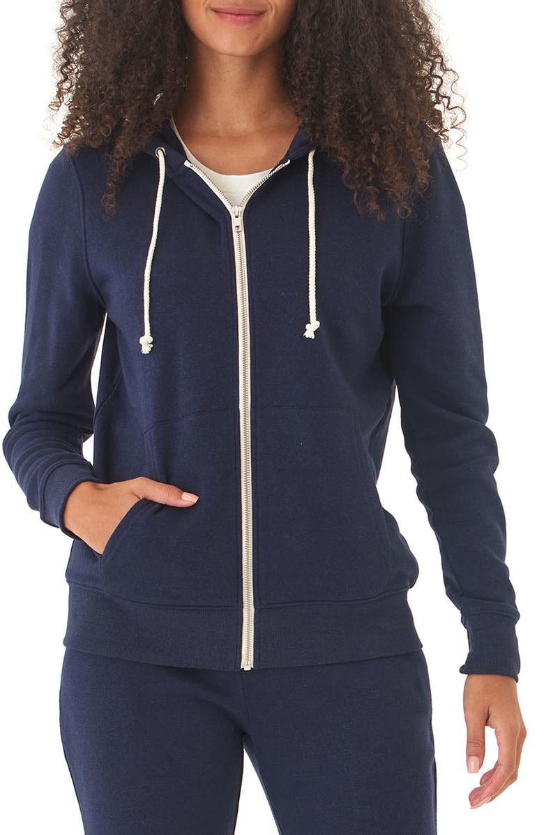Threads 4 Thought Full Zip Hoodie, Main, color, Stargazer