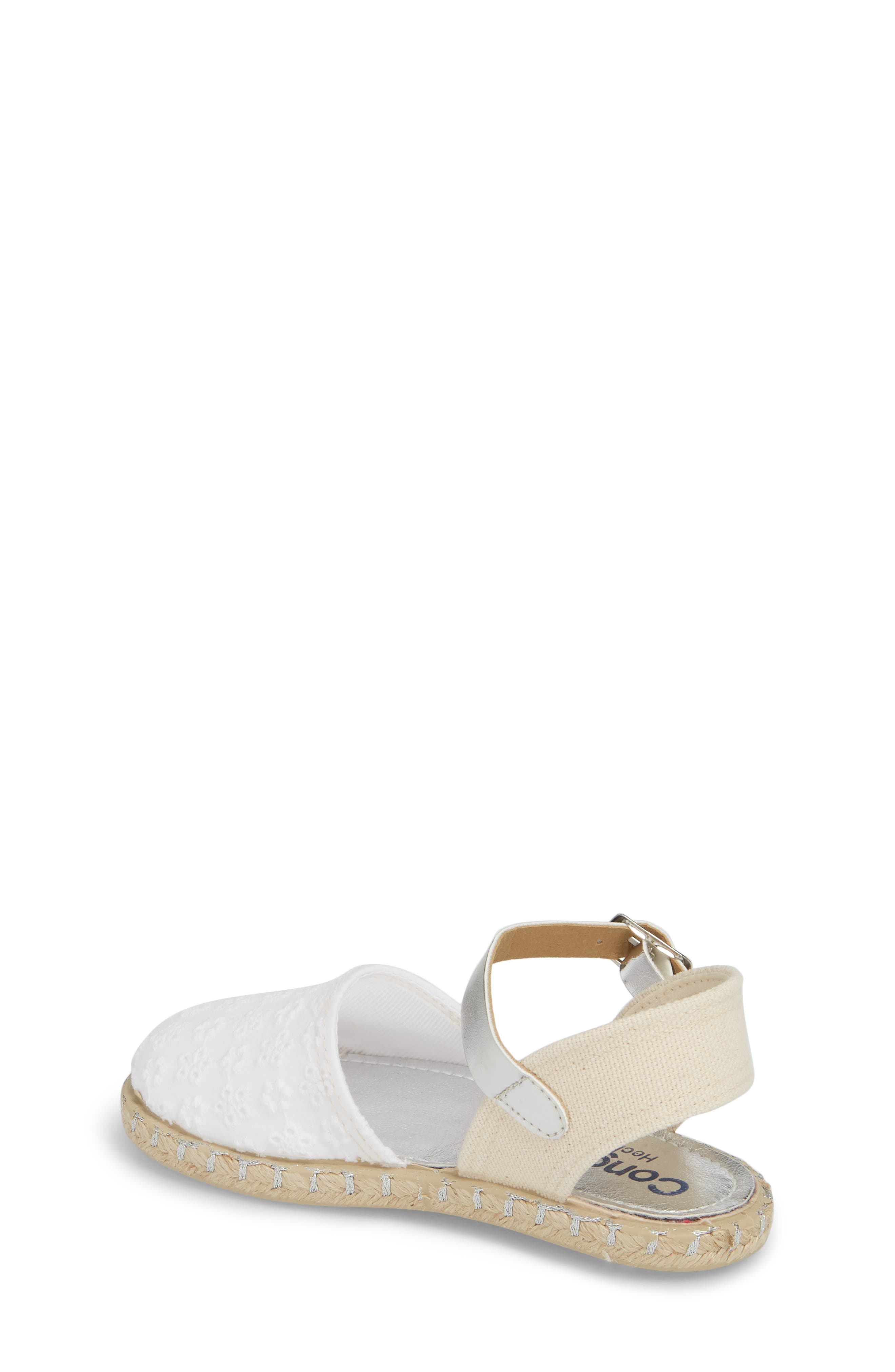 Batista Espadrille Flat, Alternate, color, WHITE