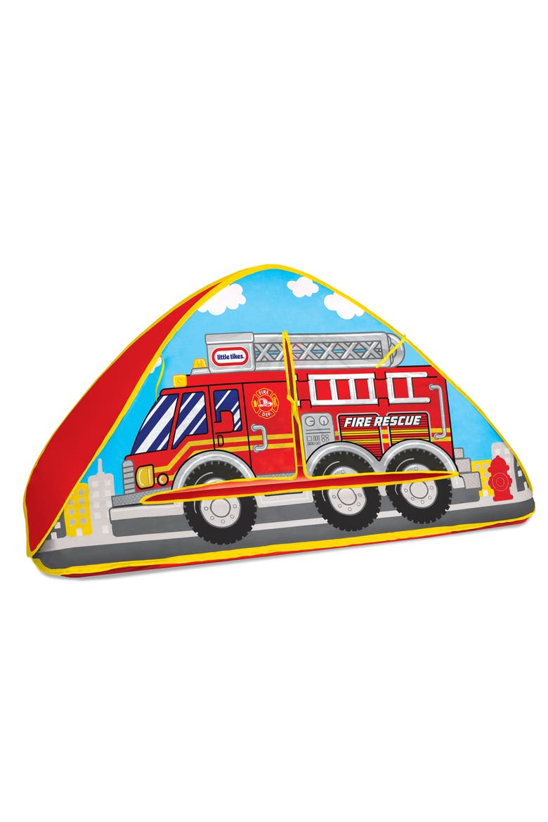 Fire Truck 3 In 1 Bed, Tent, & Ball Pit, Main, color, Multicolored