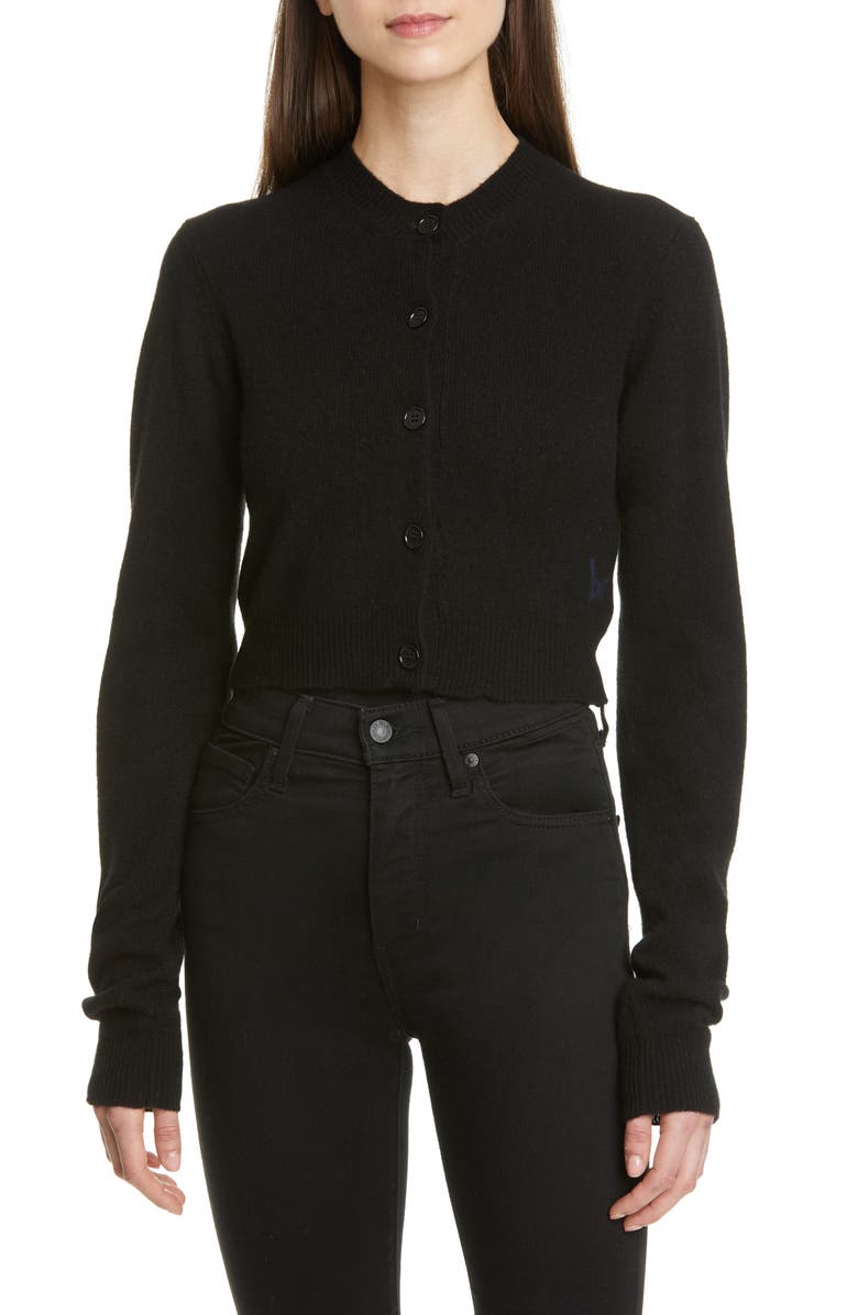 Bottega Veneta Cashmere Crop Cardigan, Main, color,