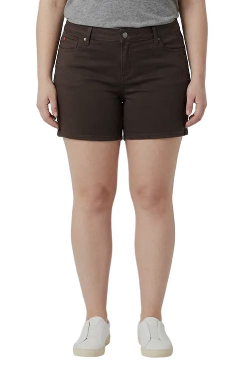 Stretch Cotton Blend Shorts