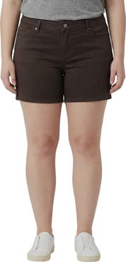 SLINK Jeans Stretch Cotton Blend Shorts