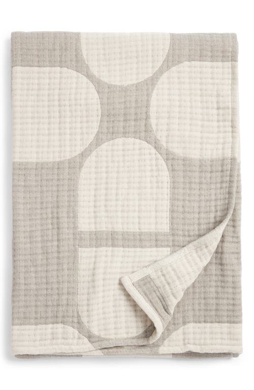 Nordstrom Textured Cotton Throw Blanket In Grey Griffin