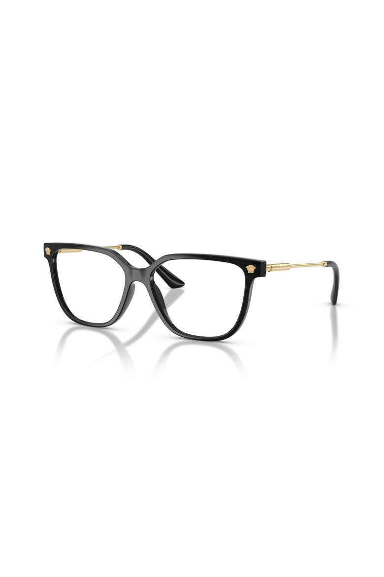 53mm Square optical glasses, Main, color, Black
